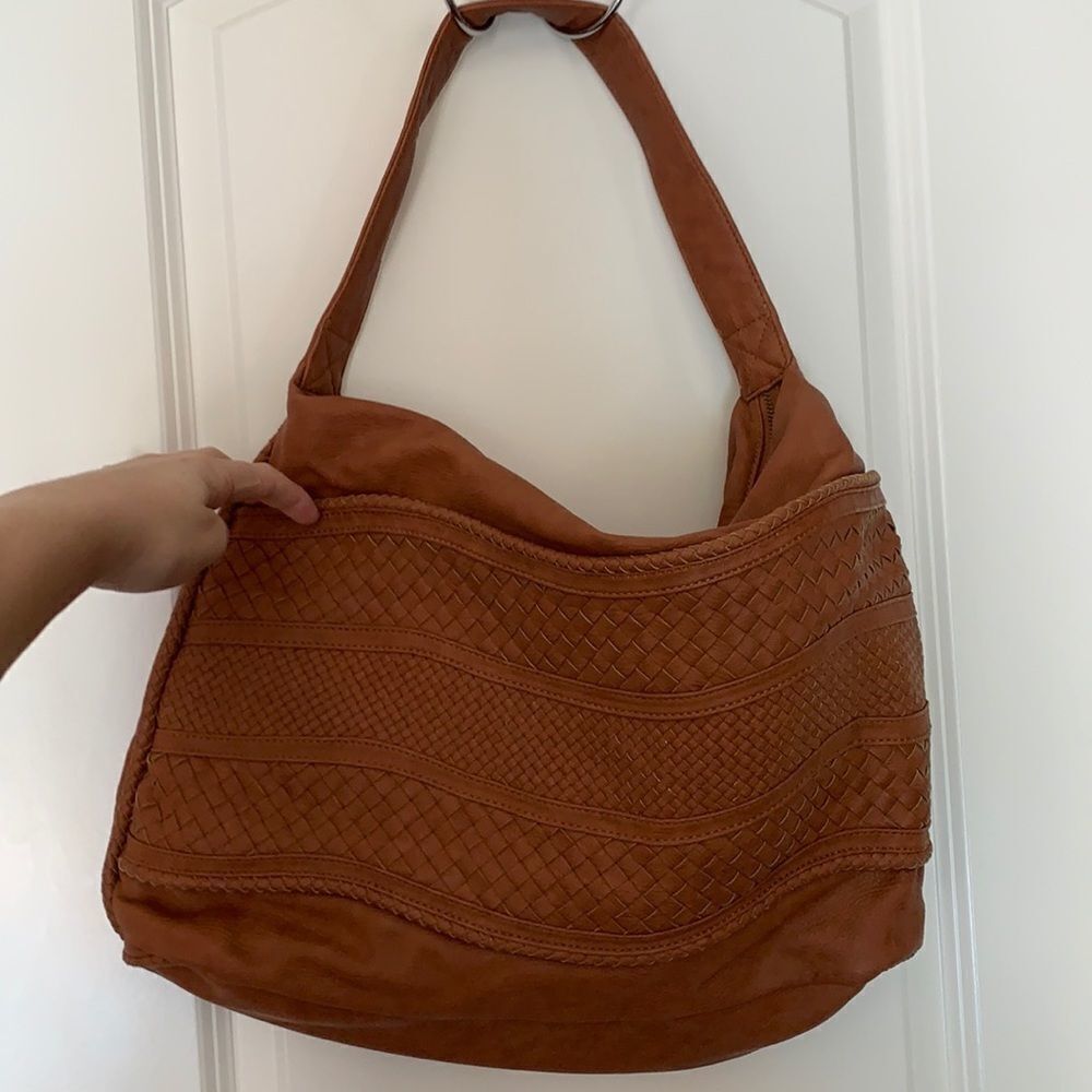 Brown tote bag 